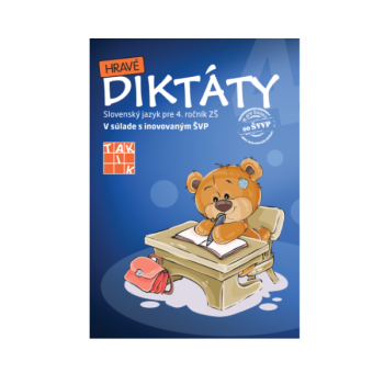 Publikácia Hravé diktáty 4 s diktátmi a pravopisnými cvičeniami pre 4. ročník základnej školy