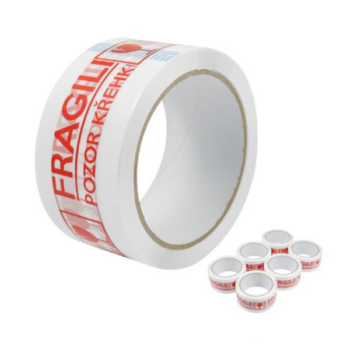 Lepiaca páska 48 mm × 66 m s potlačou – Fragile Krehké