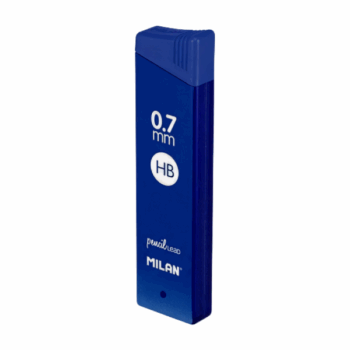 Grafitové tuhy MILAN HB/0,7 mm v puzdre – 12 kusov.