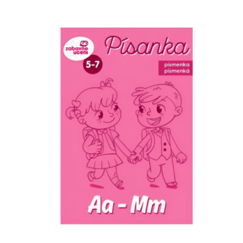 Písanka A – M pre deti – zošit na nácvik písmen s cvikmi, písaním a obrázkami na vyfarbenie