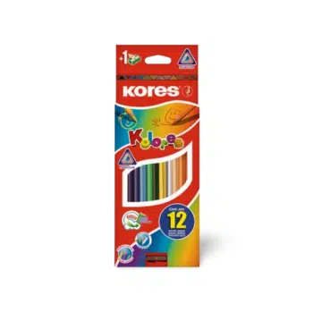 Farebné pastelky KORES "Triangular", 12ks