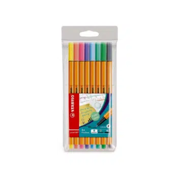 Liner STABILO point 88 sada 8ks, pastelové farby