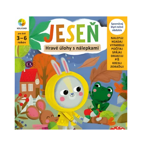 JESEŇ - hravé úlohy s nálepkami