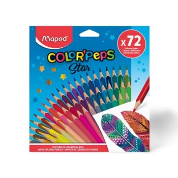 Pastelky trojhranné MAPED ColorsPeps 72 farieb