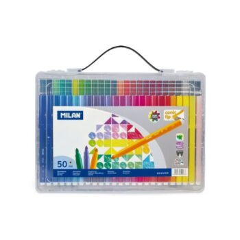 Fixy MILAN guľaté 0,5 mm MAXI - sada 50 ks