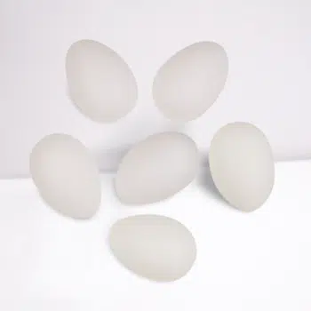 Vajíčka plastové na dozdobenie 8cm, 6ks