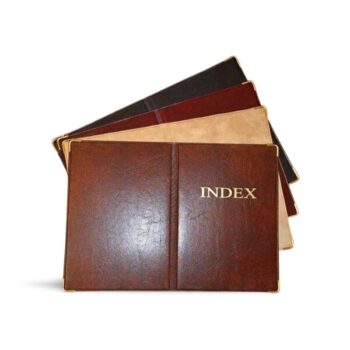 Obal na študentský index z pevnej koženky rozmer 10 x 14,5 cm