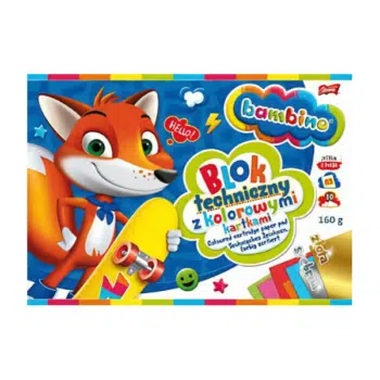 Skicár farebný Bambino, 10l., A3, 160g