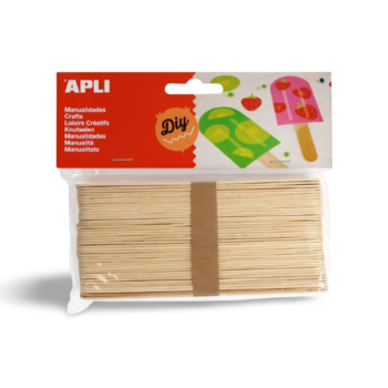 APLI Špachtle drevené prírodné 40ks