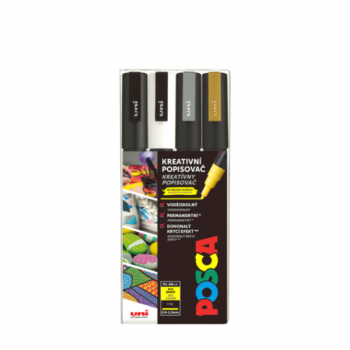 Posca PC-3M sada popisovačov, 4ks