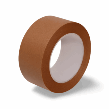 Papierová lepiaca páska hnedá, 50 mm široká a 50 m dlhá, vhodná na ekologické balenie.