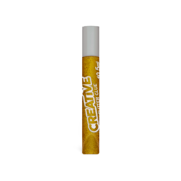 Sada 5 glitrových lepidiel 10,5 ml – modrá, zelená, červená, strieborná, zlatá