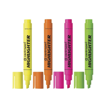 Zvýrazňovač Centropen 8552 vo fluorescenčných farbách.