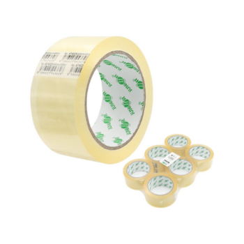 Transparentná lepiaca páska Premium Extra 48 mm × 66 m 50 mic